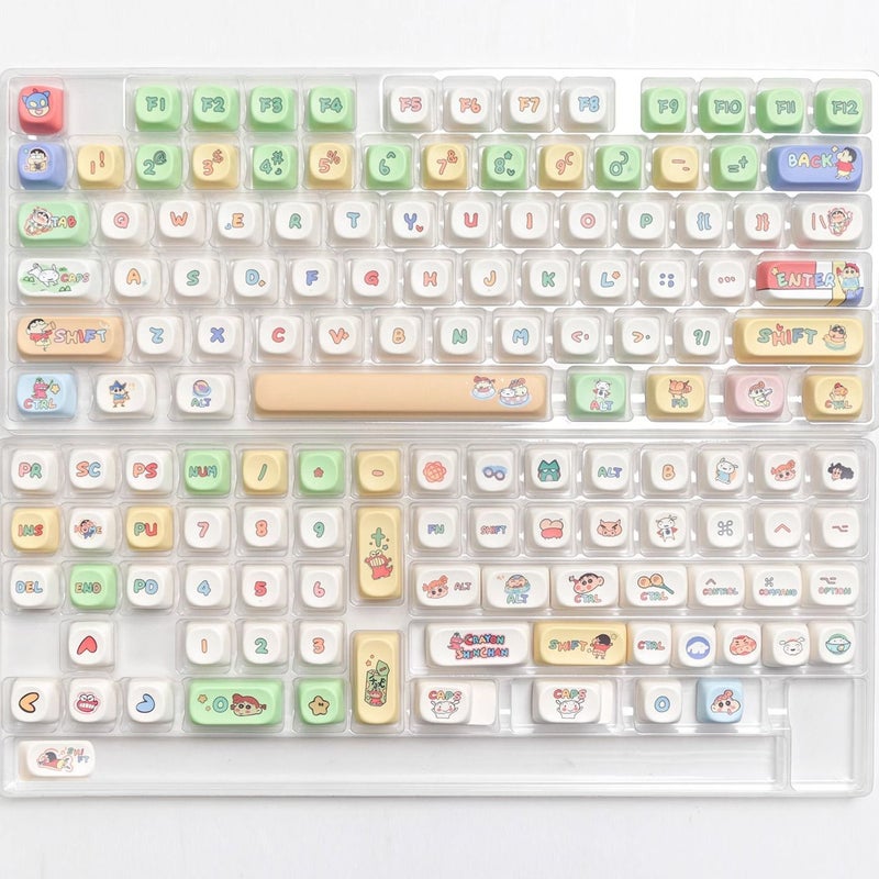 Cute F87Hi Crayon Shin-Chan 754F Sublimation Height 99 Anime K99Hi8 Keycap Amamo10C Others - Image 1